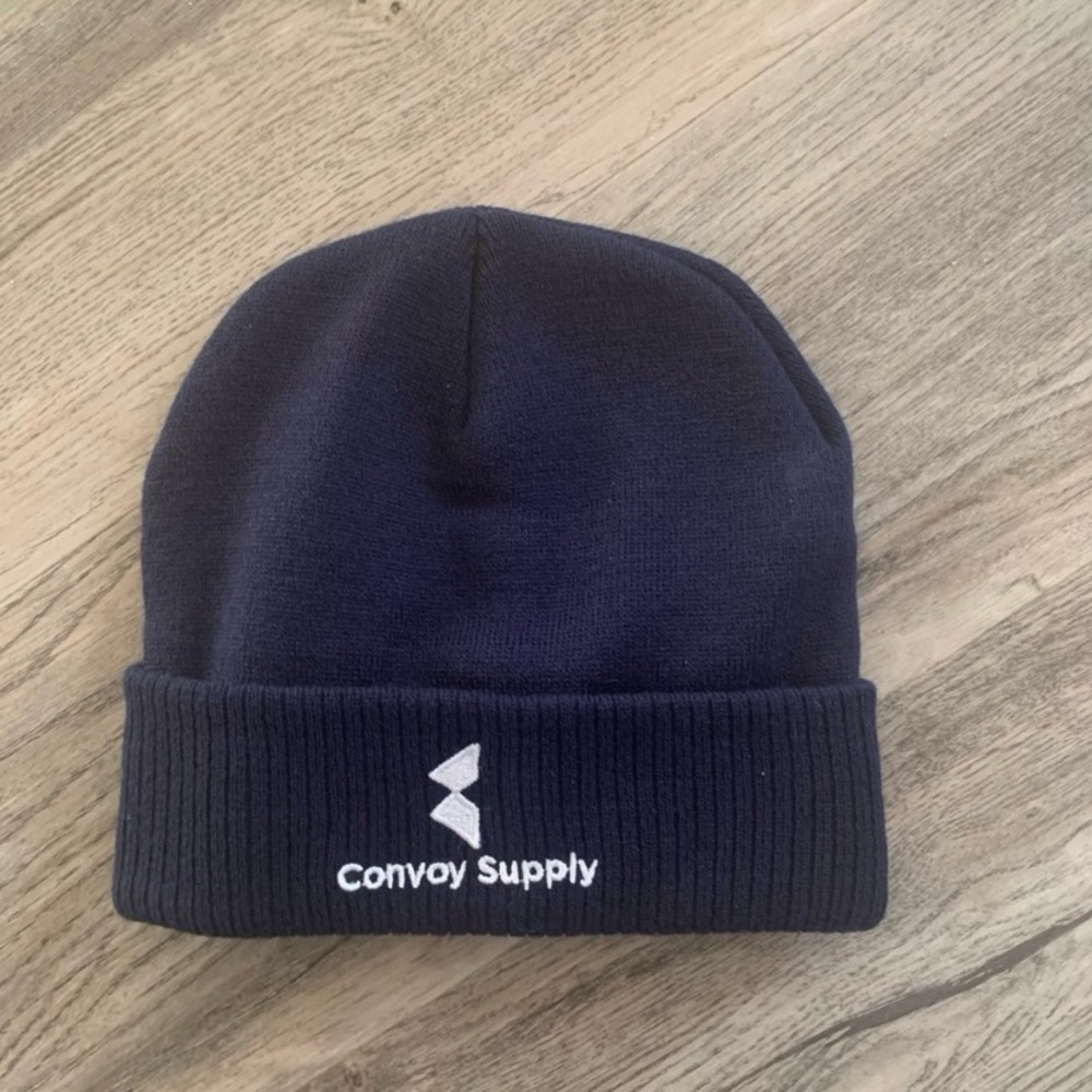 Convoy Construction Blue Beanie Hat